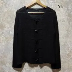 Y's ワイズ メッシュダッフル カーディガン メッシュカットソーのサムネイル