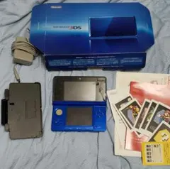 ニンテンドー3DS 本体 コバルトブルー 箱、付属品