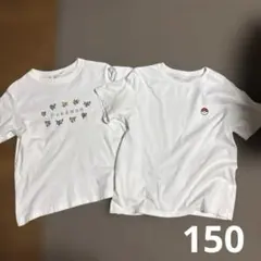 ポケモン 半袖Tシャツ 2枚セット GU UNIQLO 150