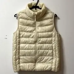 UNIQLO ユニクロ　ウルトラライトダウン　ベスト　クリーム　L