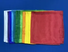 45センチ角シルク　13枚　未使用　手品