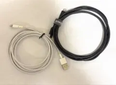 充電ケーブル2本セット　1.8mと2.0m