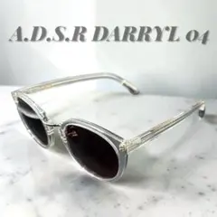 芸能人着用✨A.D.S.R. DARRYL 04 サングラス クリア×ゴールドのサムネイル