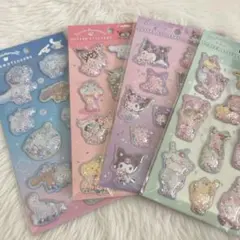 サンリオ　シャカシャカシール　4枚セット