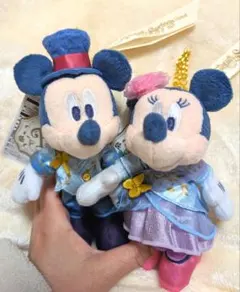 ファンタジースプリングスホテル ミッキー ミニー ぬいぐるみバッジ ぬいば