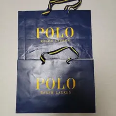 Polo Ralph Lauren 紙袋 2枚セット ネイビー