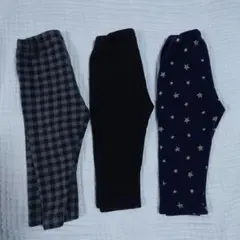 ユニクロ 裏地フリース レギンス 80cm まとめ売り