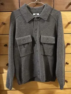 UNIQLO U 2024AW ラムニットジャケット Mブラウン