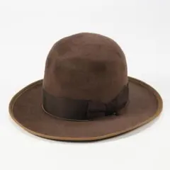 本革 トップハット 地図柄 スチームパンク アンティーク ハンドメイド 