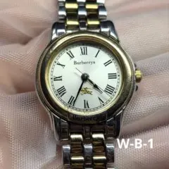 Burberrys 腕時計 コンビ ローマンインデックス バーバリー 非稼働