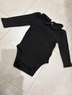 【baby GAP】紺色 リブ 襟付きロンパース 6-12month 70