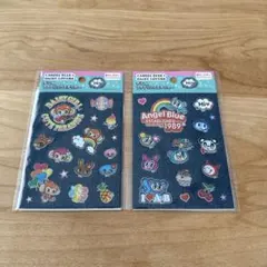 デニムファブリックステッカー 2点セット