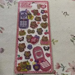 平成はっぴーフォン ハローキティ 日焼け サンリオ ステッカー シール