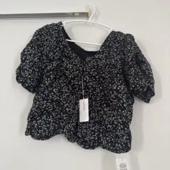 花柄ギャザー２ｗａｙブラウスのサムネイル