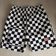 Cookman チェッカーフラッグ柄 ショートパンツ　Lのサムネイル