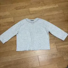 INGNI ビジュー付きグレー長袖チュニック Mサイズ