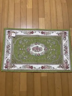 エレガント花柄室内用玄関マット 50x80cm