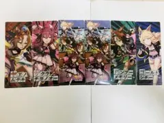 ウマ娘　ミニクリアファイル 6枚セット セブンイレブン