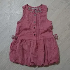 Branshes 赤 ノースリーブ ワンピース 120