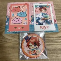 言ノ葉ワンダーランド フォトカード2点 缶バッジ1点セット