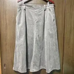 3L☆大きいサイズ プラスサイズ ロングスカート フレアスカート ベロア素材