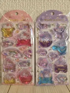 サンリオキャラクターズ　ウォーターインシール　ハローキティ、クロミ