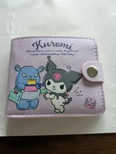 クロミ 二つ折り財布 パステルパープル