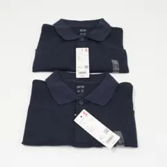 新品★UNIQLO ユニクロ エアリズムコットンカノコポロシャツ Lサイズ 2枚
