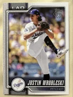2026 Topps Justin Wrobleski #391 Dodgers