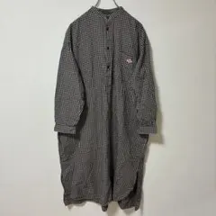 DANTON ギンガムチェック シャツワンピース 長袖　レディース　サイズ36