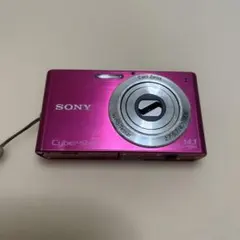 SONY Cyber-shot DSC-W320 本体ピンク バッテリー充電器付 - メルカリ