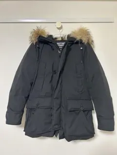 希少】【即完売品】ワコマリア モッズコート リアルファー ブラック S