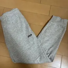 裏起毛FILA グレー ジョガーパンツMサイズ