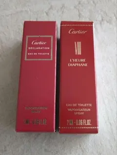 カルティエ香水サンプル2個