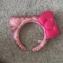 ユニバ カチューシャ キティ