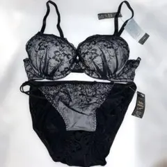 チュチュアンナ シアレースのブラとショーツセット C70 (Lサイズ）