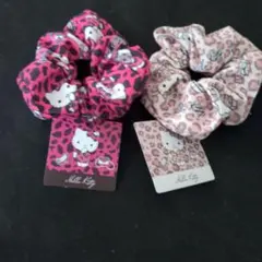 ➏★新品未使用ハローキティ★ Hello Kitty ヘアシュシュ 2個セット