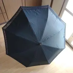 Lancetti 折り畳み日傘 レース 黒