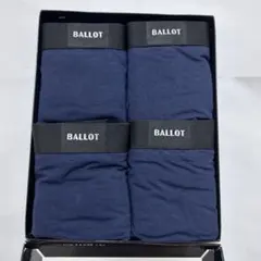 BALLOT 복서 쇼츠 4종 세트, 네이비 ★ S 사이즈 새제품, 미사용