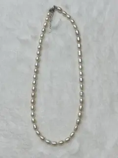 パールネックレス/SILVER TOP GSV BOTTOM PATENT - メルカリ