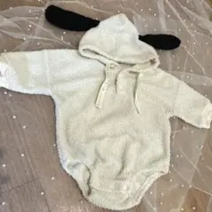 スヌーピー ベビー服 フード付き