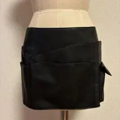 シザーケース 腰巻き エプロン ブラック　ガーデニング　着付けのサムネイル