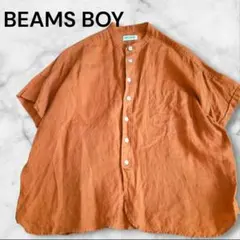 D222088 BEAMS BOY サテンオープンカラーシャツ - メルカリ