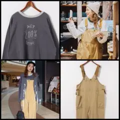 完売品】✨最終お値下げニコアンド FINEリネンツイルサロペット 