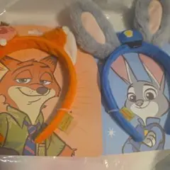 韓国限定　ズートピア　カチューシャ　2点セット　ジュディ　ニック