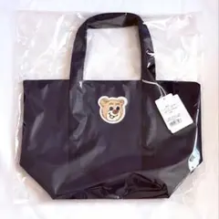 フェイラー オールドテディ ワッペントートバッグ L 小 ネイビー 紺色 新品