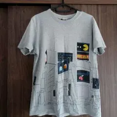 PAC-MAN グレー Tシャツ Mサイズ