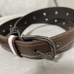 茶色 合成皮革 ベルト
