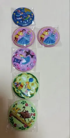 ディズニー 刺繍 缶バッジ ひとつずつ販売