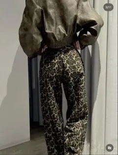 アベイル 翔子コラボ ヒョウ柄パンツ